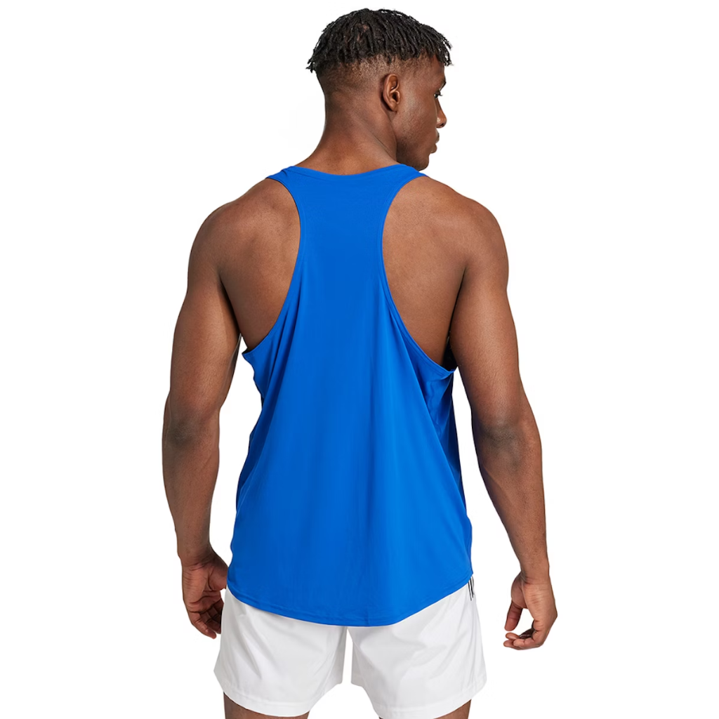 adidas Adizero Men's Essentials Singlet | Blue | IX2855 | The Run Hub