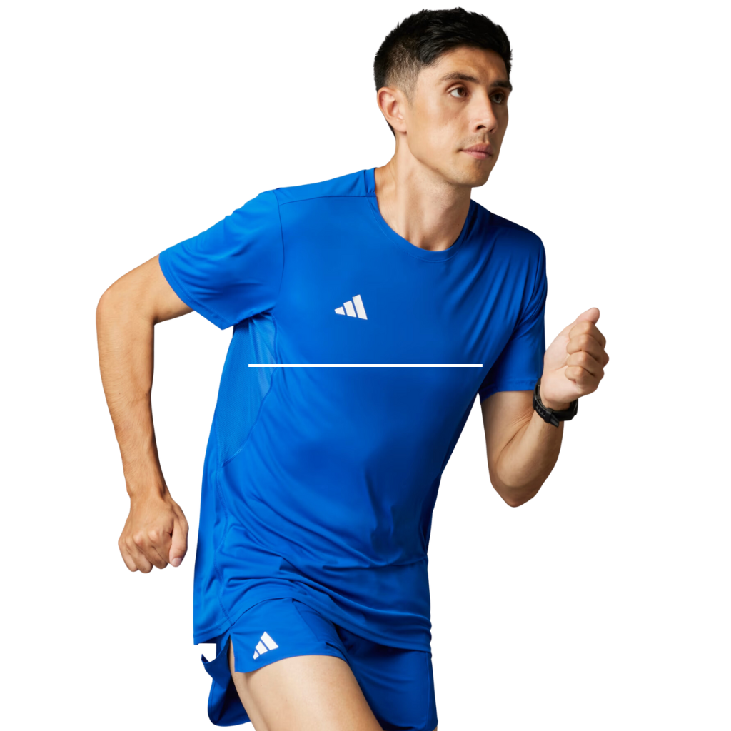 adidas Adizero Men's Essentials Tee | Blue | IT1469 | The Run Hub