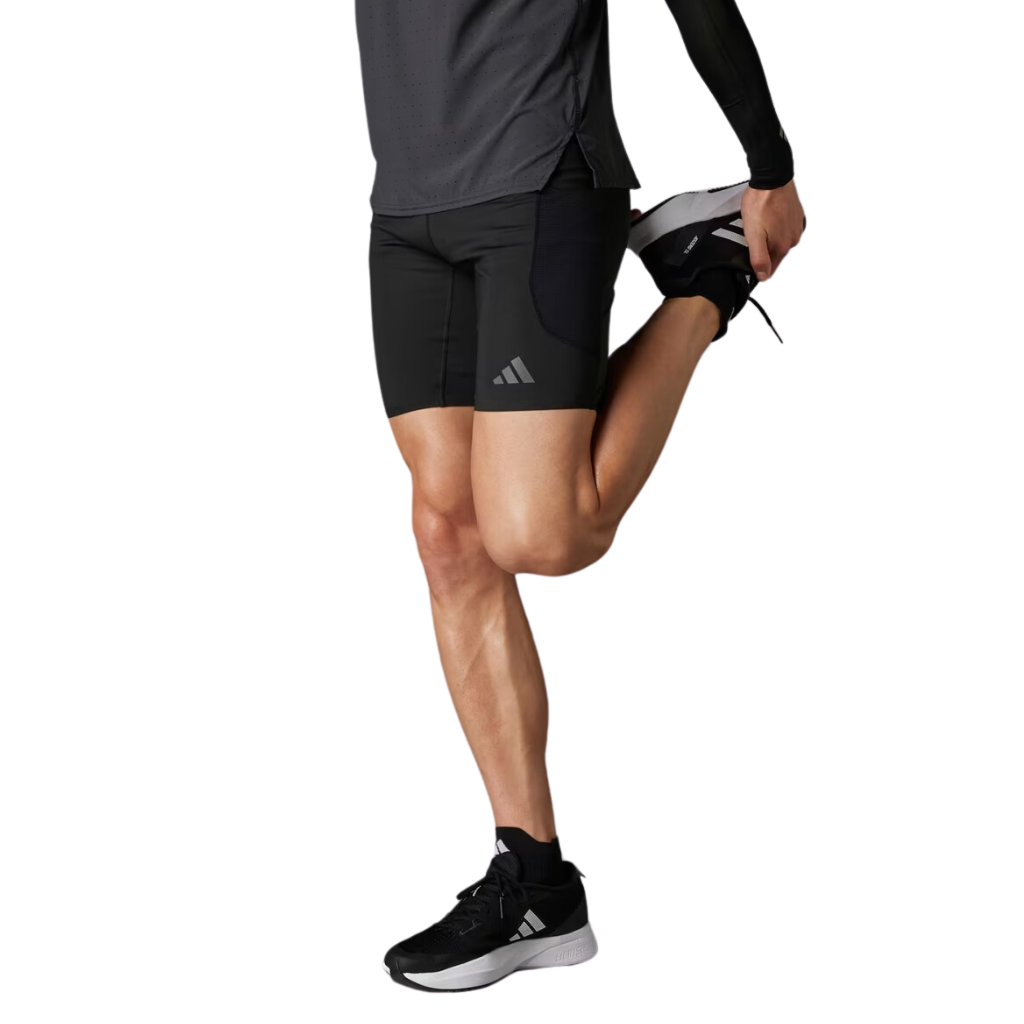 adidas Men's Adizero Running Short Leggings | Black | IY5546 | The Run Hub 