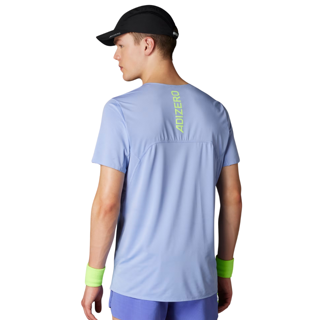 adidas Men's Adizero Running T-Shirt | Blue Spark | IX2832 | The Run Hub