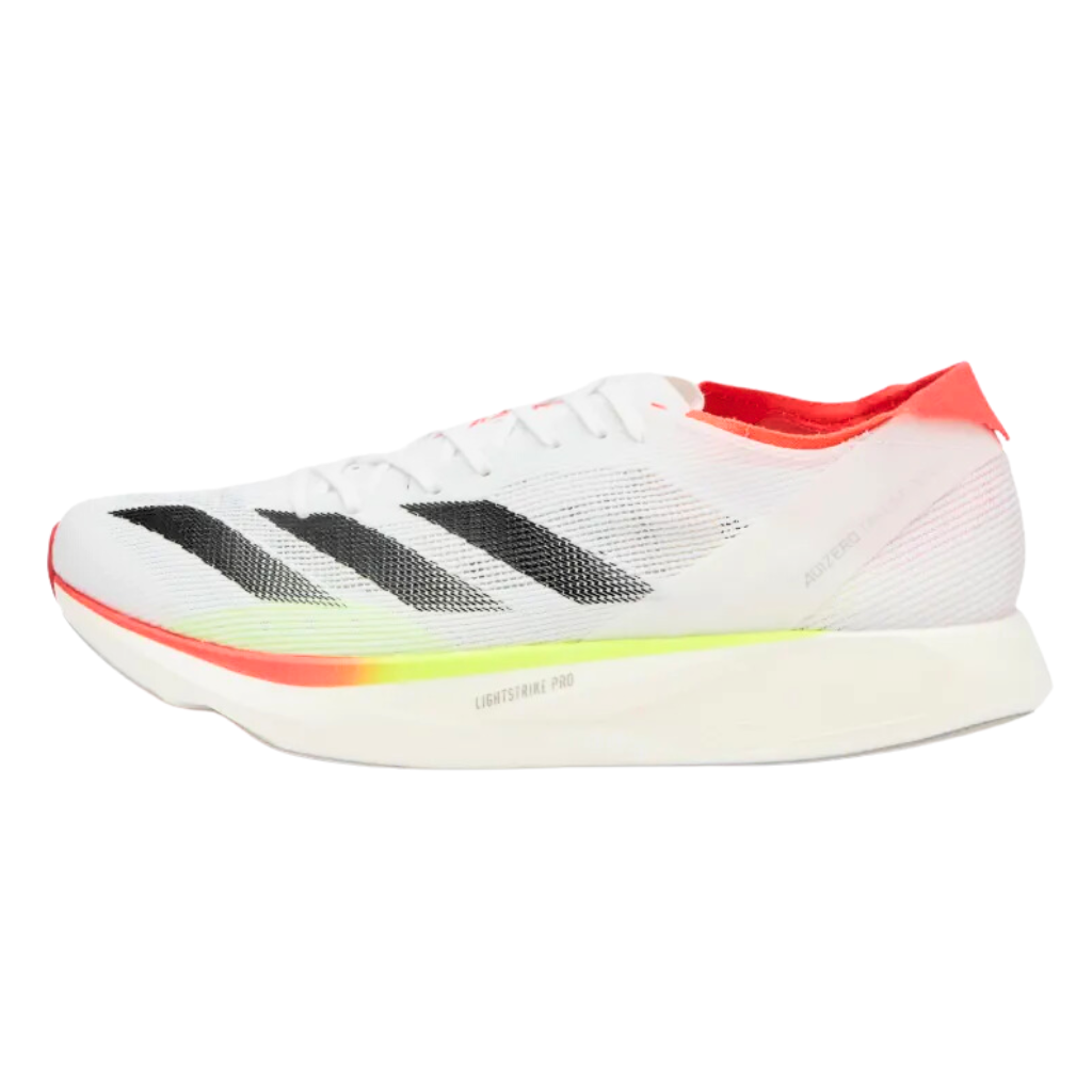 adidas Men's Adizero Takumi Sen 10 Racing Shoes | Cloud White / Core Black / Lucid Red | IH5712 | The Run Hub