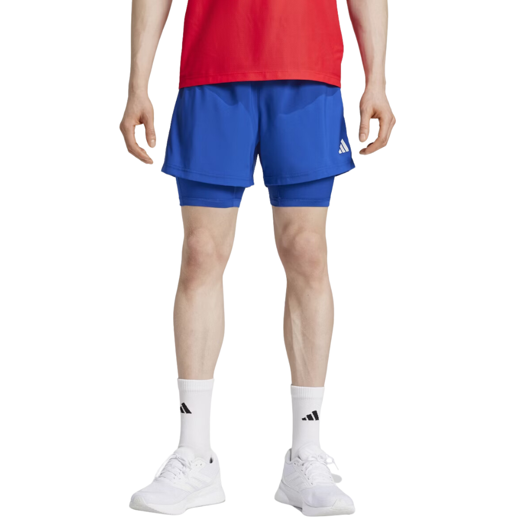 adidas Men's Own The Run 2in1 Shorts | Blue | JM5401 | The Run Hub