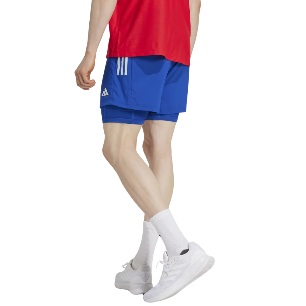 adidas Men's Own The Run 2in1 Shorts | Blue | JM5401 | The Run Hub