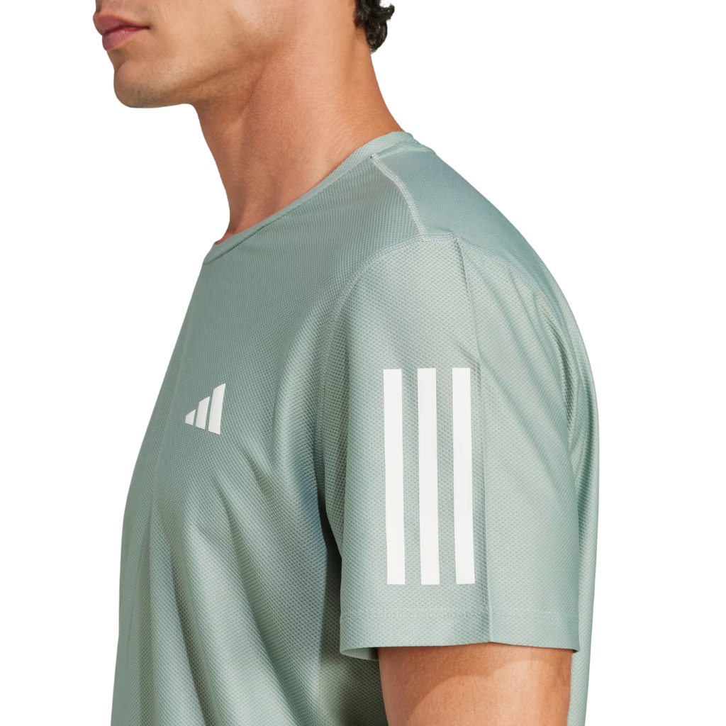 adidas Men's Own The Run T-Shirt | Silver Green | JC9793 | The Run Hub