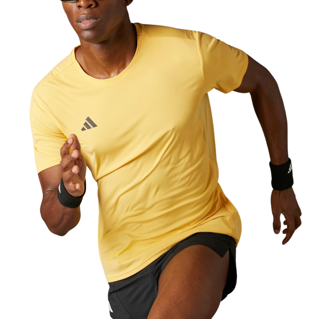 adidas Men's adizero Essentials Running Tee | Semi Spark | IR7126 | The Run Hub