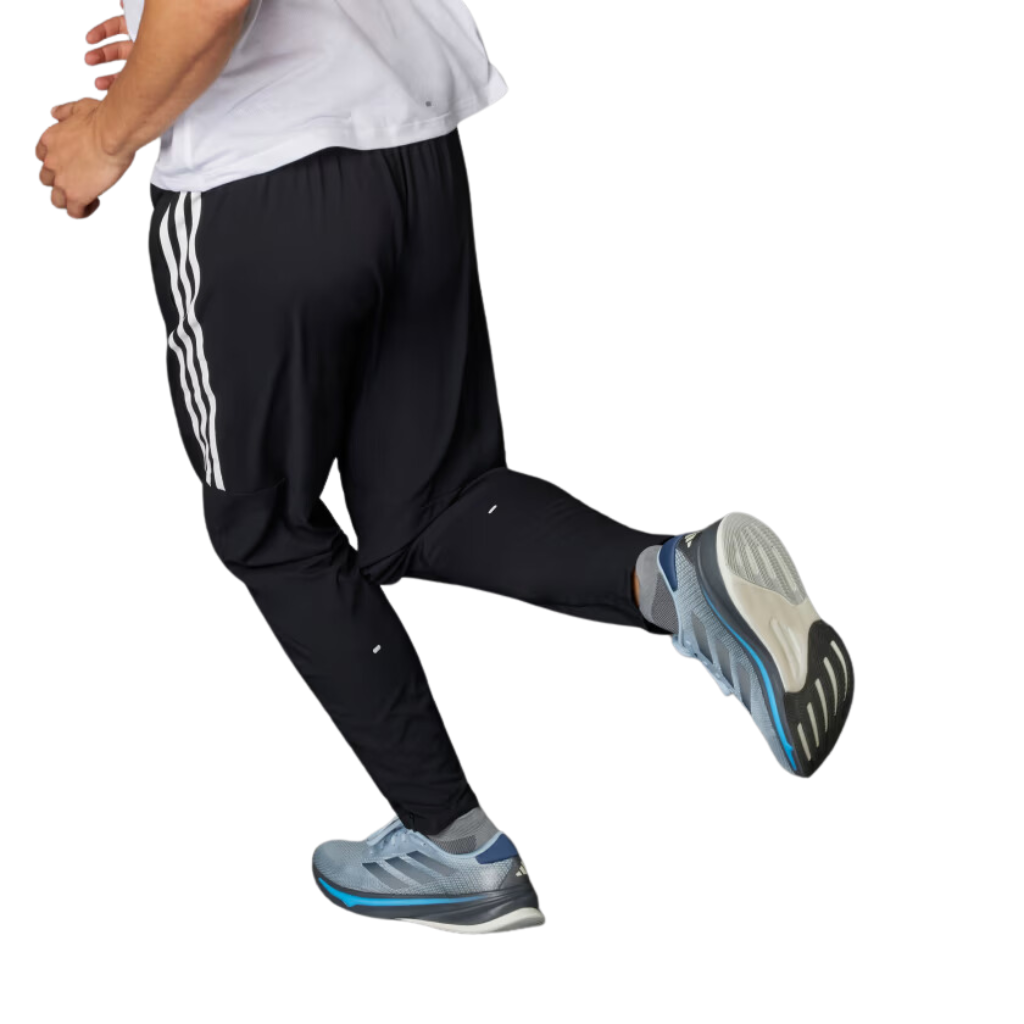 Adidas Men's Own the Run 3-Stripes Pants | IK4982 | Black | The Run Hub