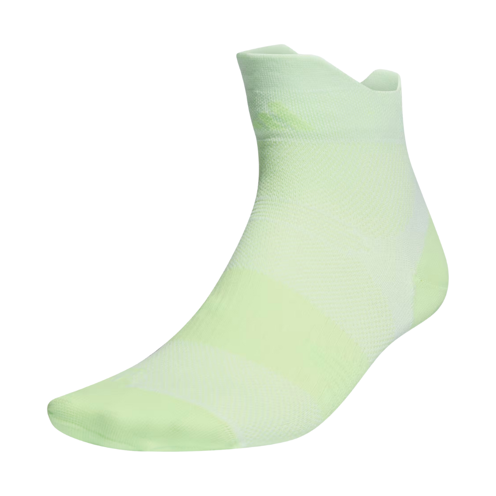 adidas X adizero Running Socks in White/Green Spark | The Run Hub 