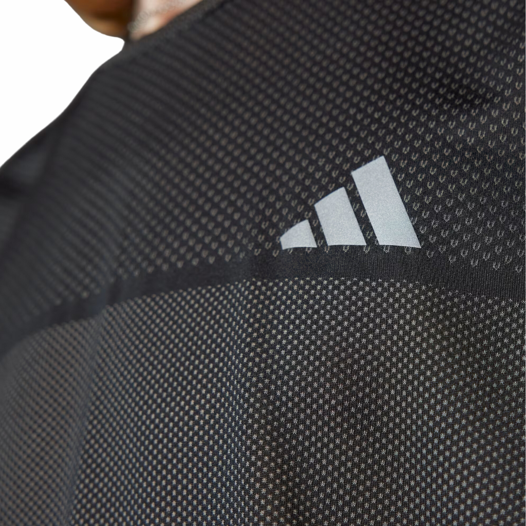 adidas Ultimateadidas HEAT.READY Engineered Running T-Shirt | Black / Grey Four | IN0094 | The Run Hub 