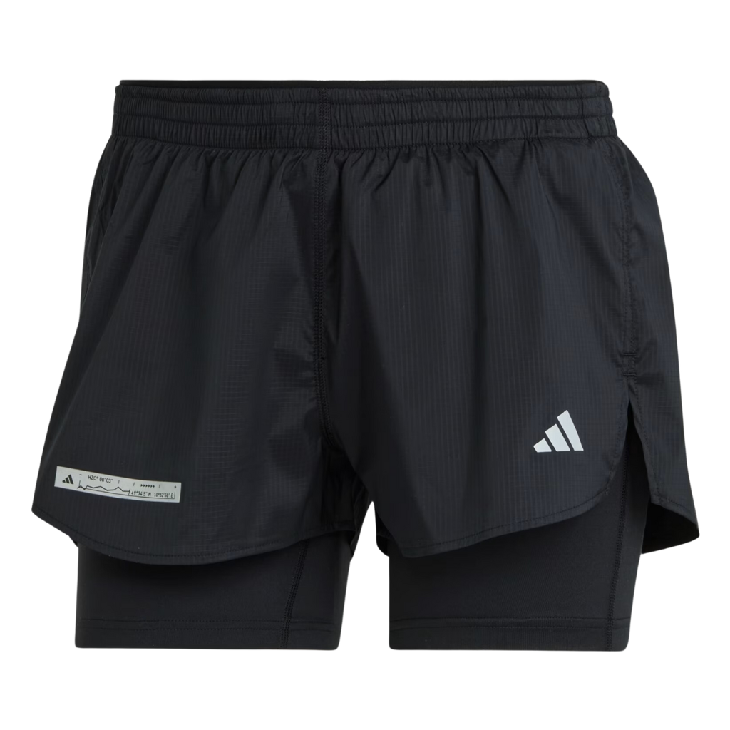 adidas Women's Ultimate 2 in 1 Shorts | IM1866 | Black | The Run Hub