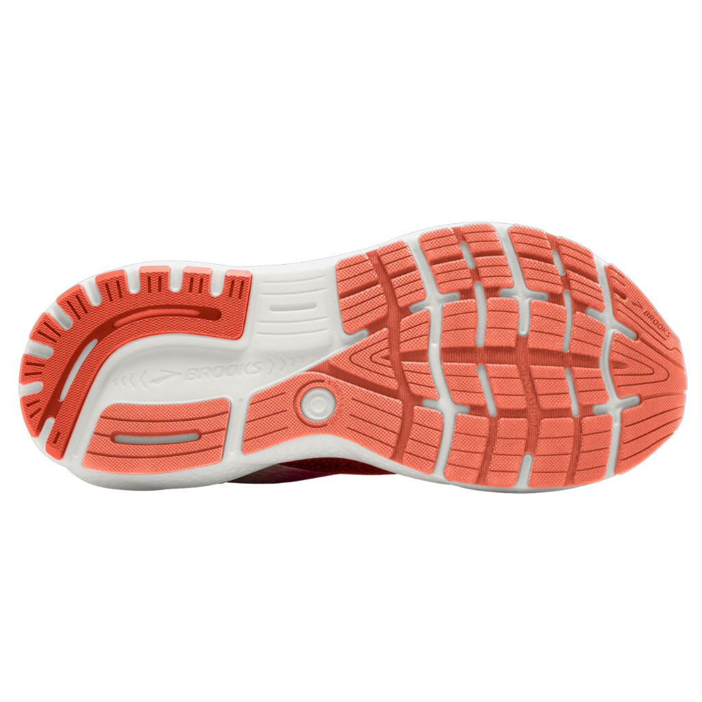 Brooks Ghost 16 | 1204071B 679 | Coral/Desert Flower/Coconut ? Women's Neutral Running Shoes | The Run Hub