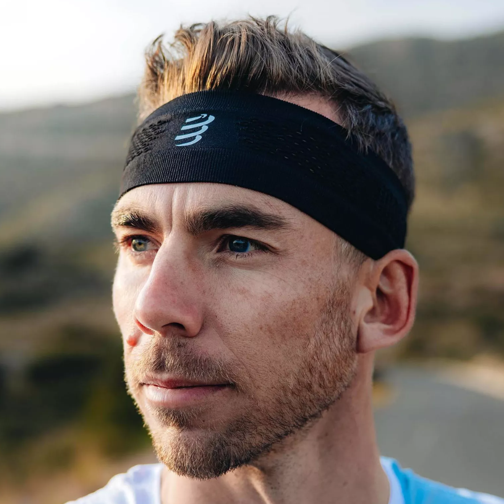 Compressport Thin Headband On/Off | Black | The Run Hub