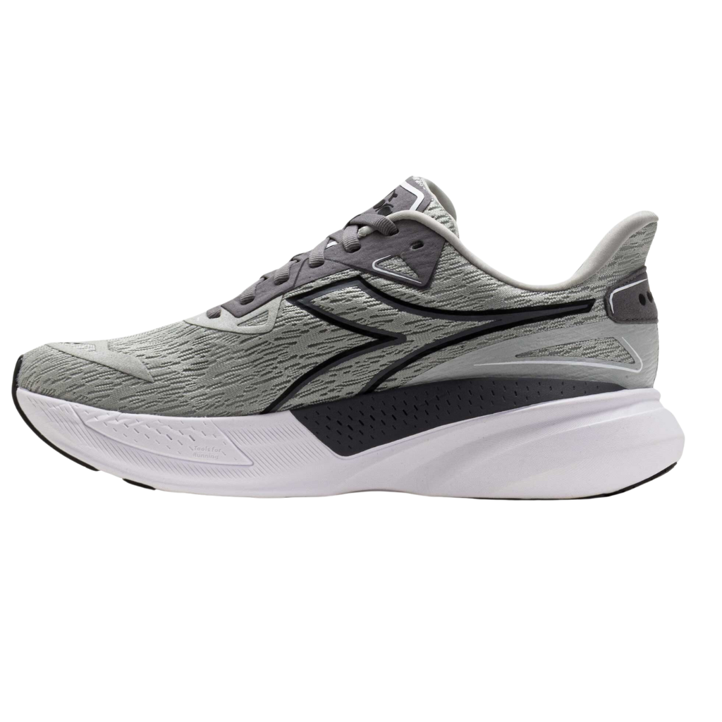 diadora Men's NUCLEO 2 Support Running Footwear | SILVER DD/STEEL GRAY/BLACK | 101.181846_C9614 | The Run Hub