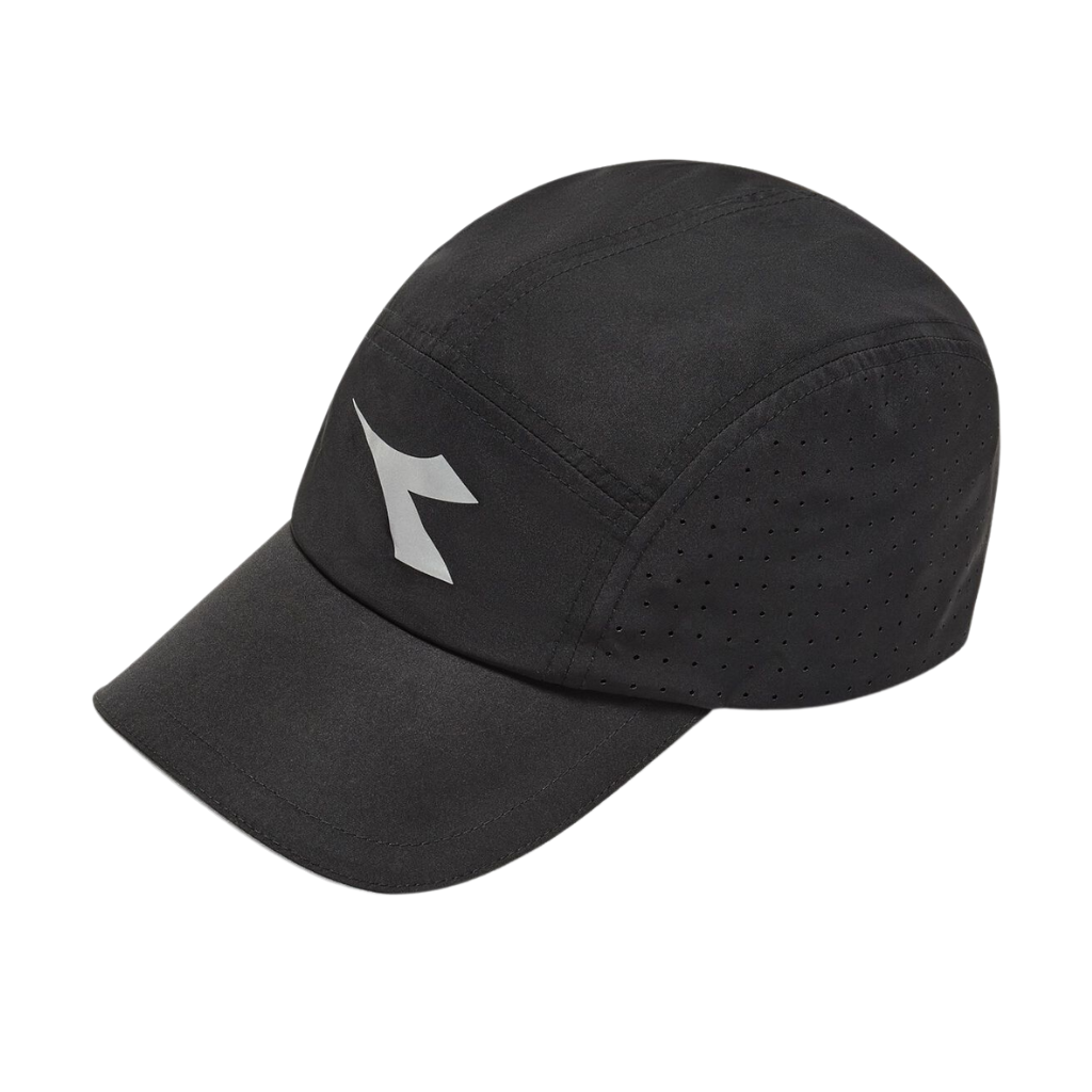 Diadora Running Cap | Black | The Run Hub