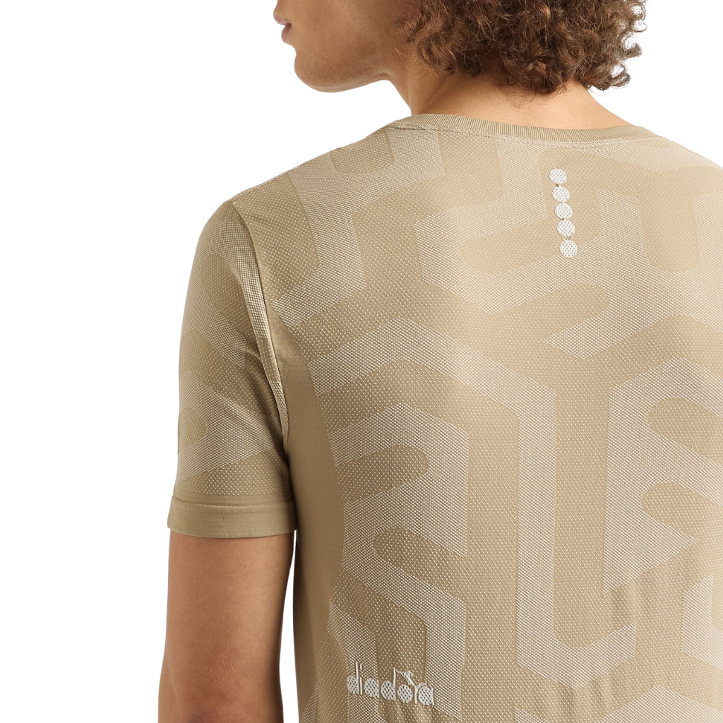 Diadora SS T-Shirt STRATOUNO | HUMUS | Men's Running T-Shirt | The Run Hub