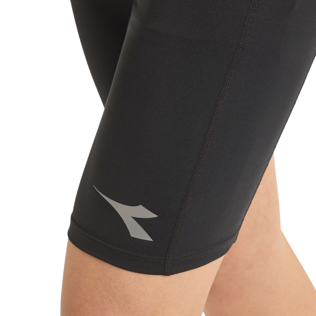 Diadora Short Tights | Black | Men's Running Shorts | The Run Hub