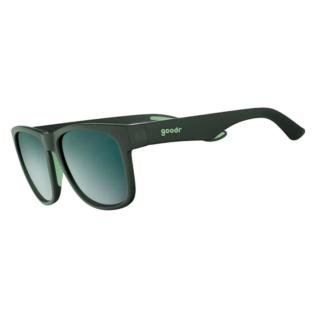 GOODR Mint Julep Electroshocks | Large Dark Green Sunglasses | The Run Hub