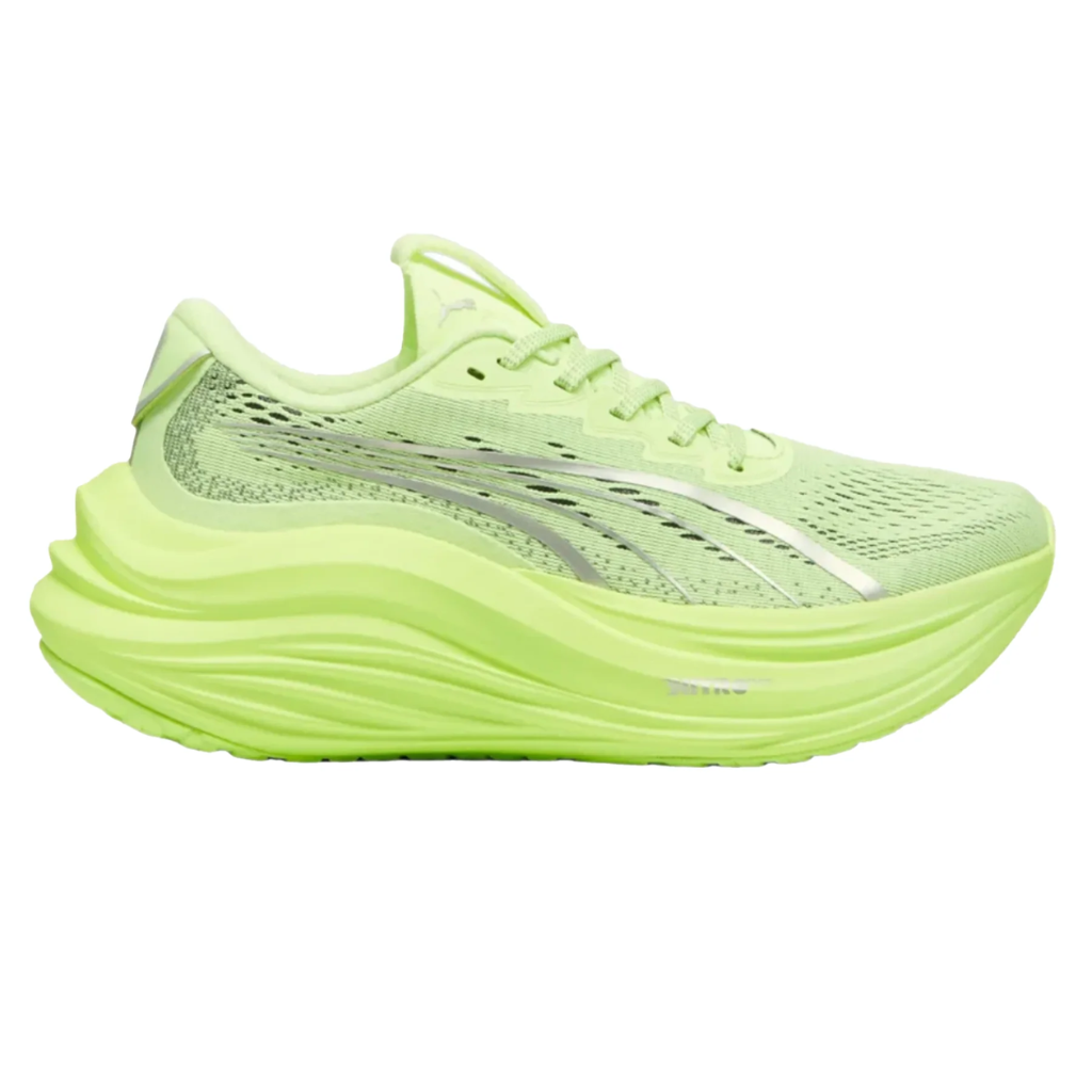 Puma MagMax NITRO | 310089-05 | Fizzy Apple-Puma Silver | Women's Neutral Shoes | The Run Hub