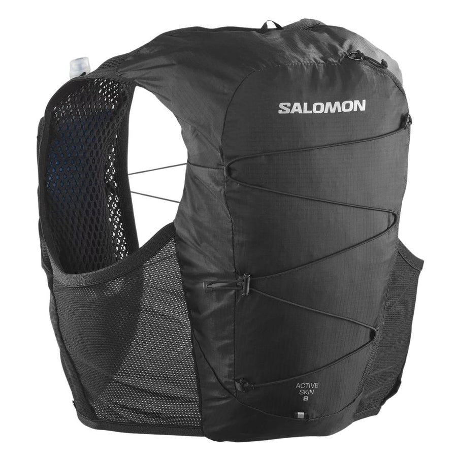 Salomon Unisex Active Skin 8 | LC2177800 | BLACK/METAL | The Run Hub