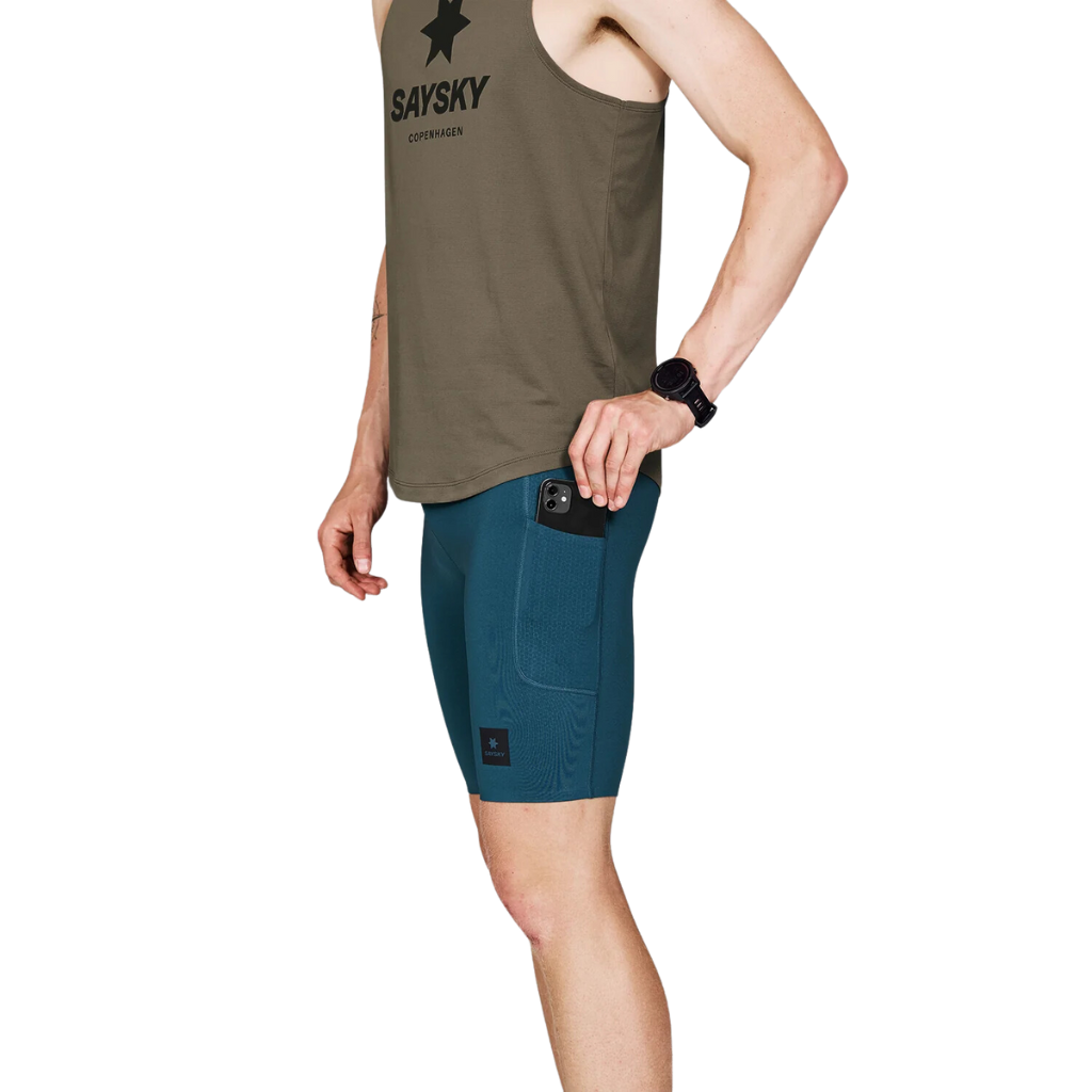  SAYSKY Men's Combat+ Short Tights 9" | MMRST31C208 | The Run Hub 