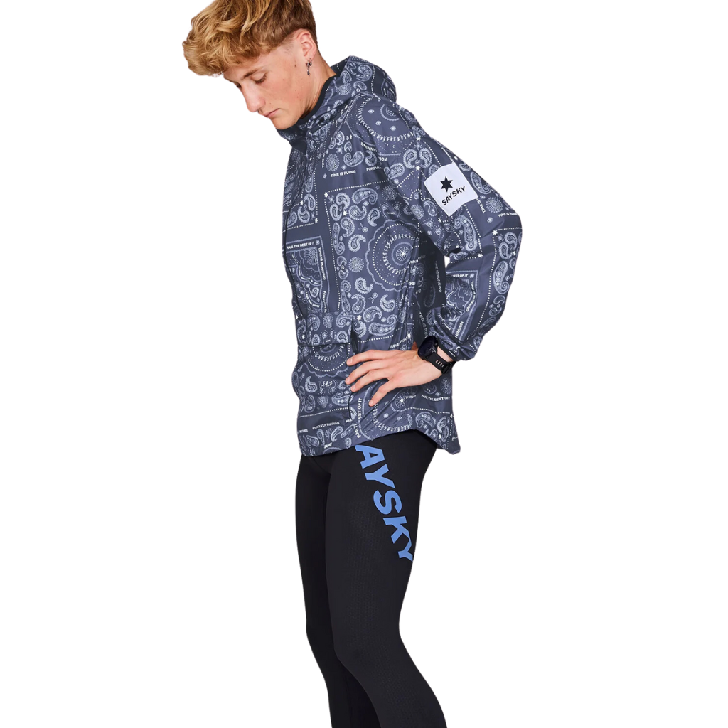 SAYSKY Paisley Pace Anorak | MMRJA05c1020 | Men's Running Jacket | The Run Hub