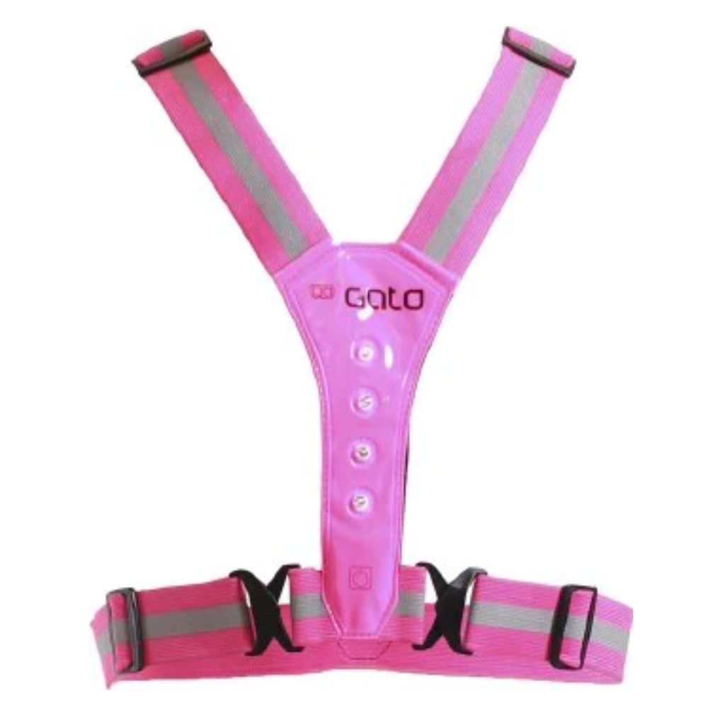 GATO Gato LED Safer Sport Vest | O/S Hot Pink | The Run Hub