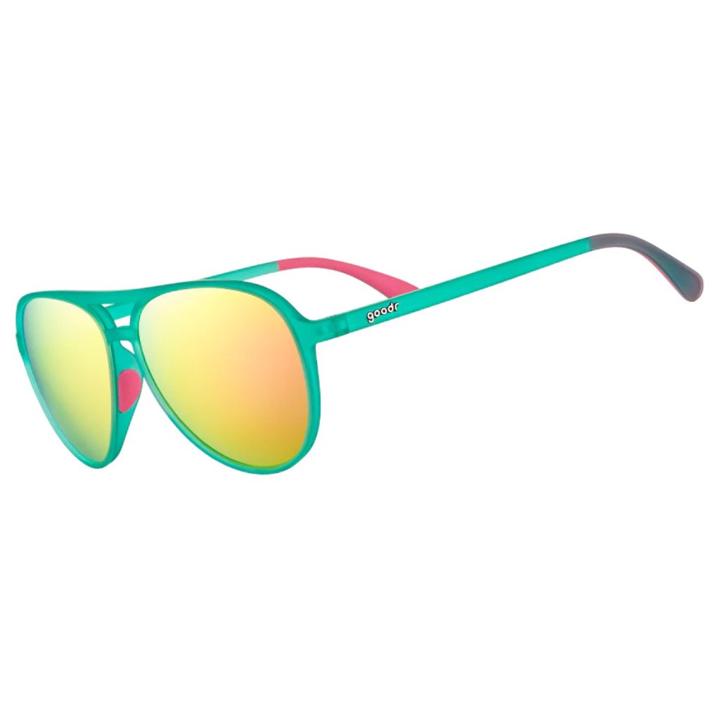GOODR  Kitty Hawkers' Ray Blockers | Teal Aviator Sunglasses | The Run Hub