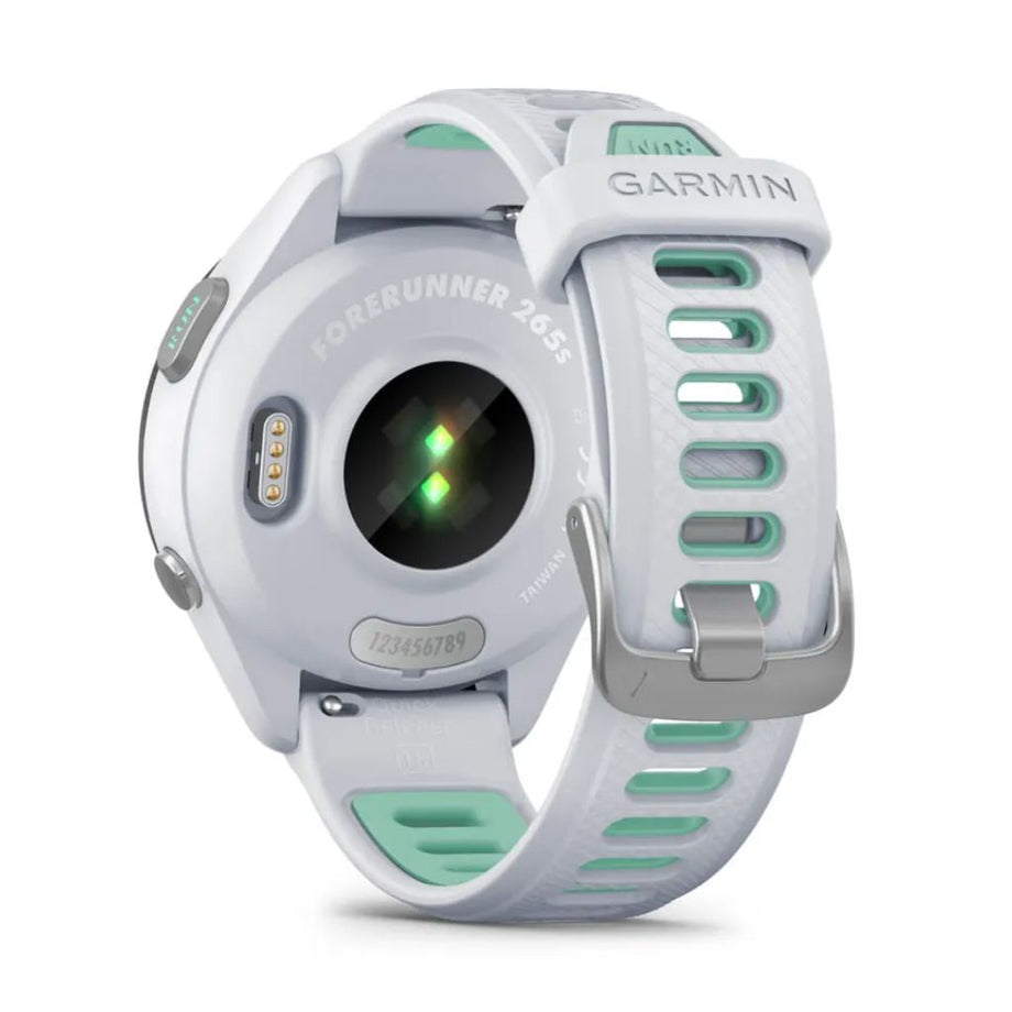 Garmin Forerunner 265 Black Bezel With Whitestone Case And